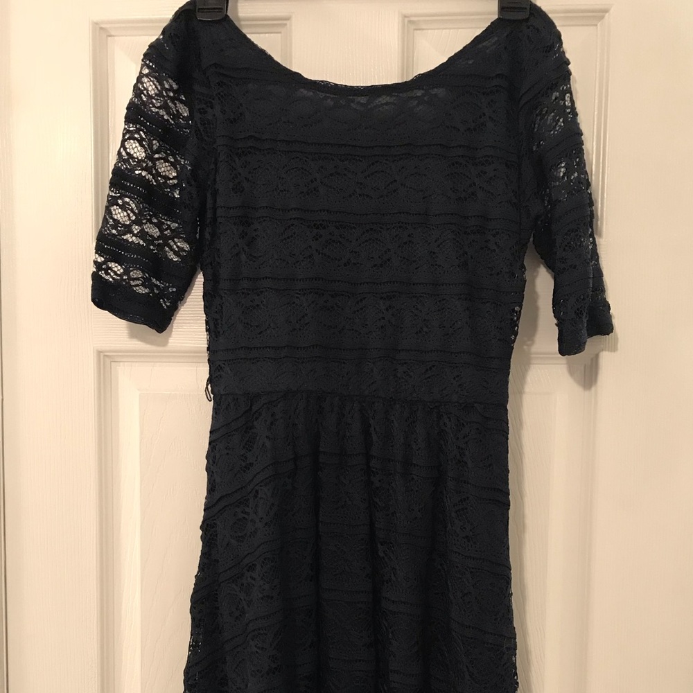 High low lace dress